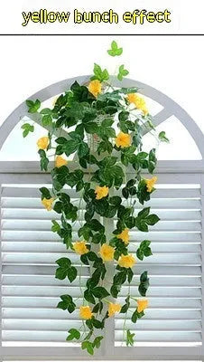 Simulation Plant Morning Glory Ratten For Wall Hanging Decoration - Enfance-Heureuse