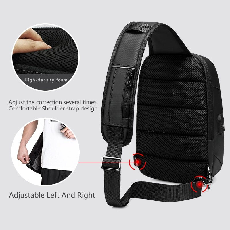 Bolso bandolera de negocios para hombre, compatible con iPad de 9,7 pulgadas de Apple.