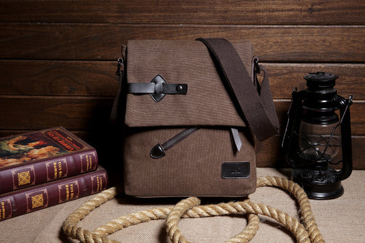 On behalf of a factory direct casual canvas satchel, wind outdoor men shoulder bags wholesale - Enfance-Heureuse