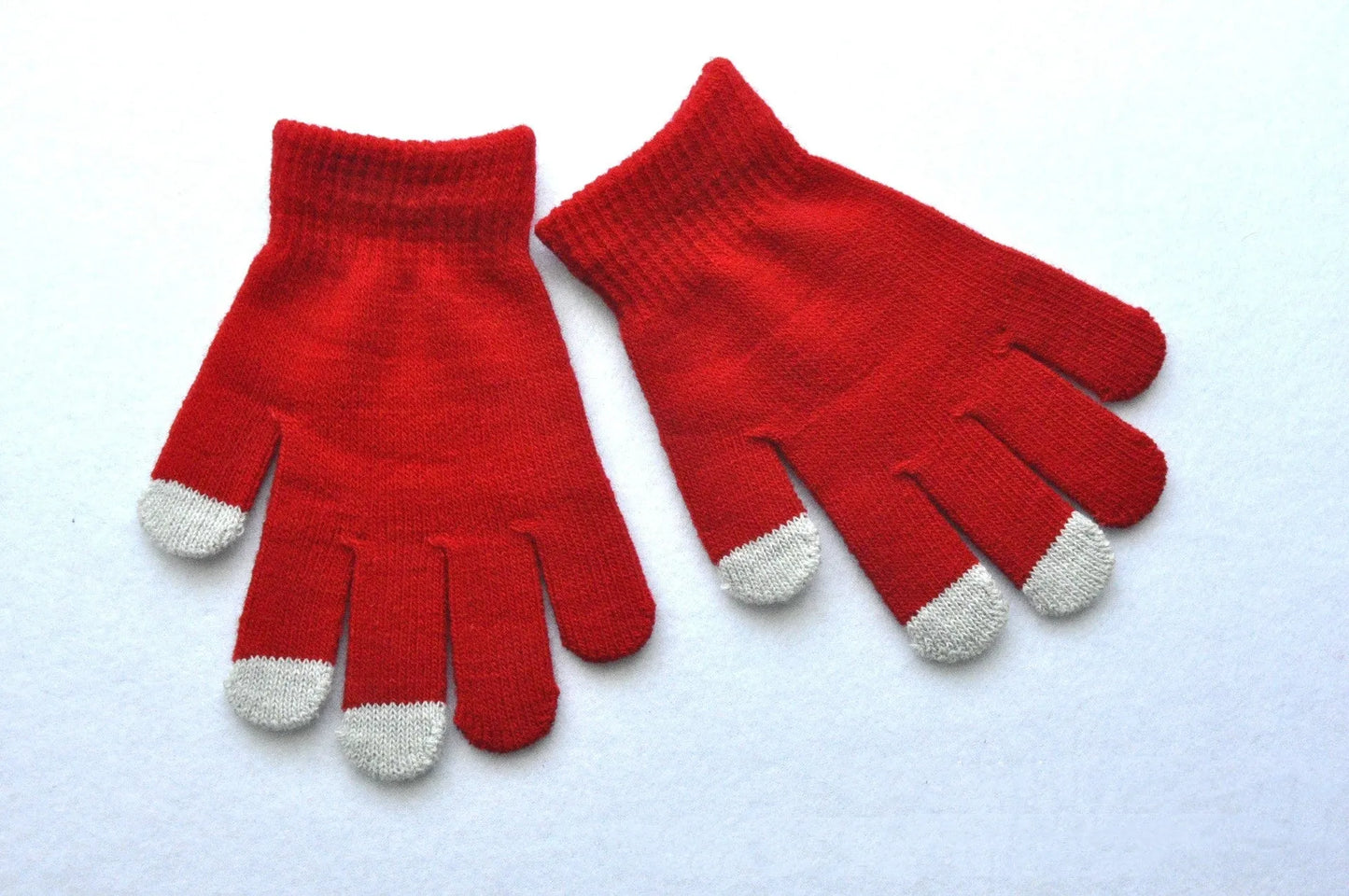 Children's Touch Screen Cold And Warm Knitted Gloves - Enfance-Heureuse