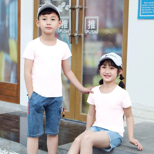 Cartoon Modal Kids Print Short Sleeve