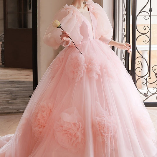 High End Banquet Style Host Dress - Enfance-Heureuse