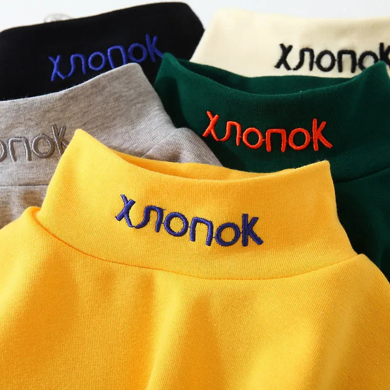 Boyswear Childrens Half High Collar Bottomed - Enfance-Heureuse