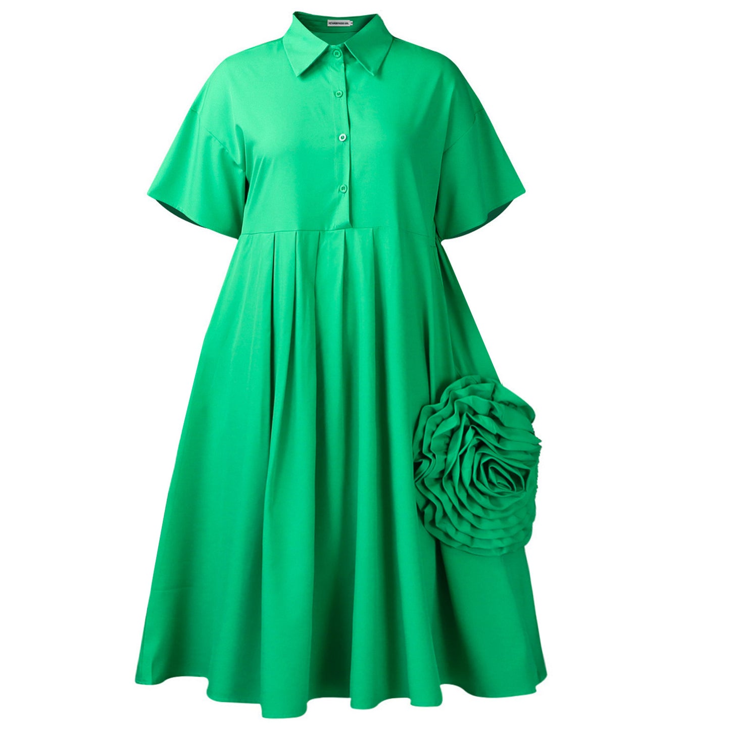 A- Line African Shirt Dress Women Regular Sleeve