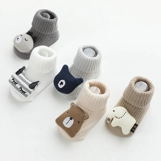 Baby Socks Dispensing Glue Non-Slip Loose Baby Socks Children Floor Socks - Enfance-Heureuse