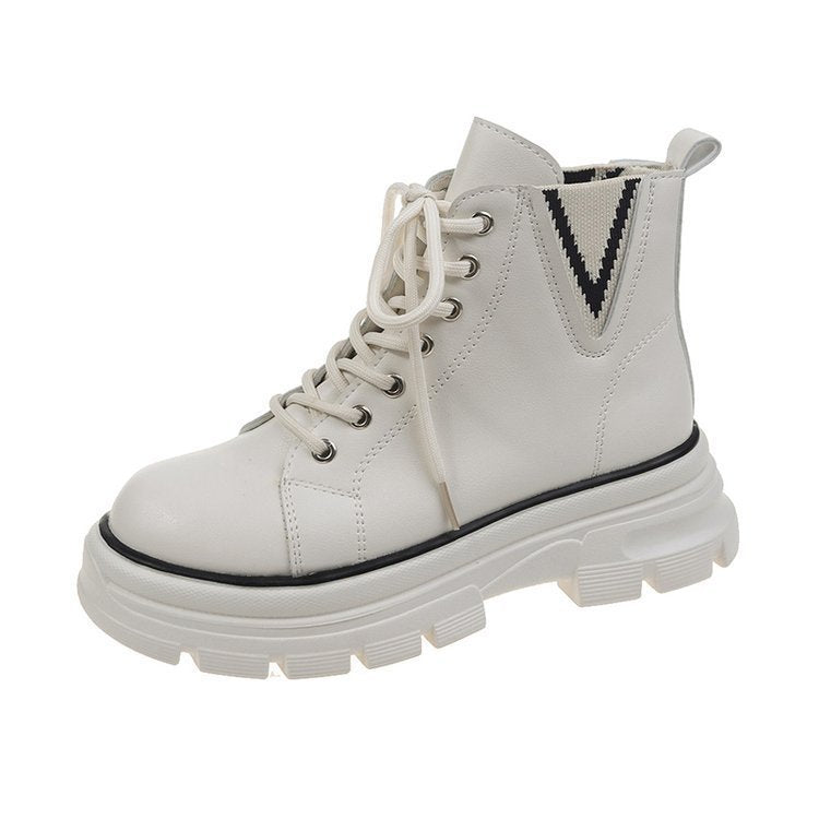 Botas Martin de otoño, zapatos de otoño, zapatillas deportivas informales de suela gruesa de otoño