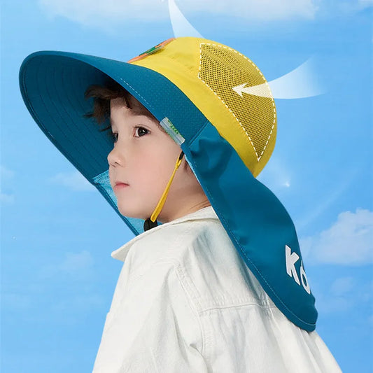 Children's Sun Protection And UV Protection Sun Hat - Enfance-Heureuse