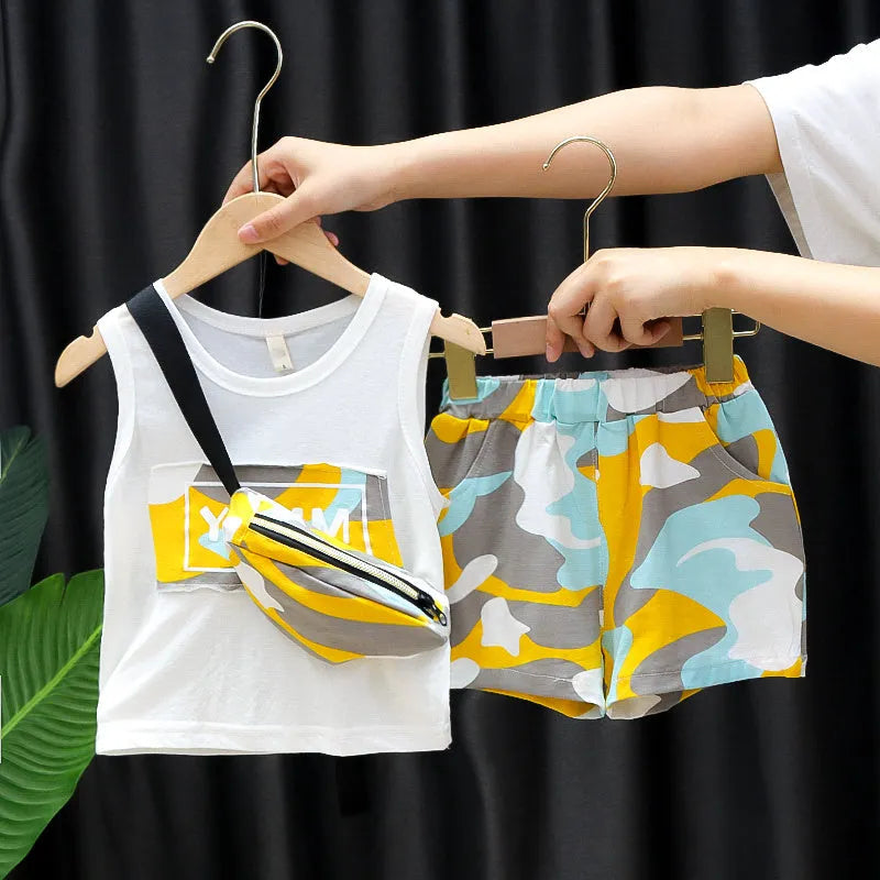 Ensemble gilet d'été pour garçon