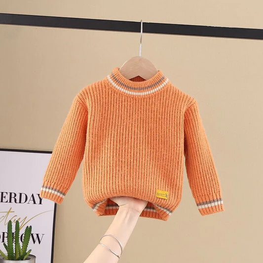 Pull à col rond pour enfants - Enfance-Heureuse