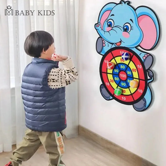 Montessori Dart Board Target Sports Game Toys For Children 4 To 6 Years Old Outdoor Toy Child Indoor Girls Sticky Ball Boys Gift - Enfance-Heureuse