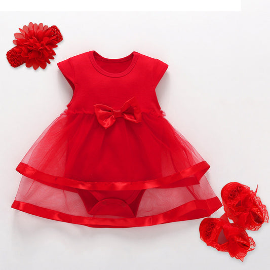 New Baby Girl Birthday Princess Dress - Enfance-Heureuse