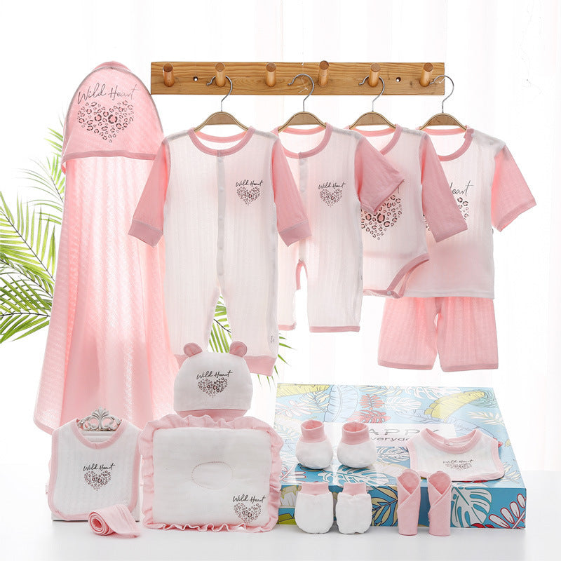 Summer Thin Newborn Clothes Baby Gift Set - Enfance-Heureuse