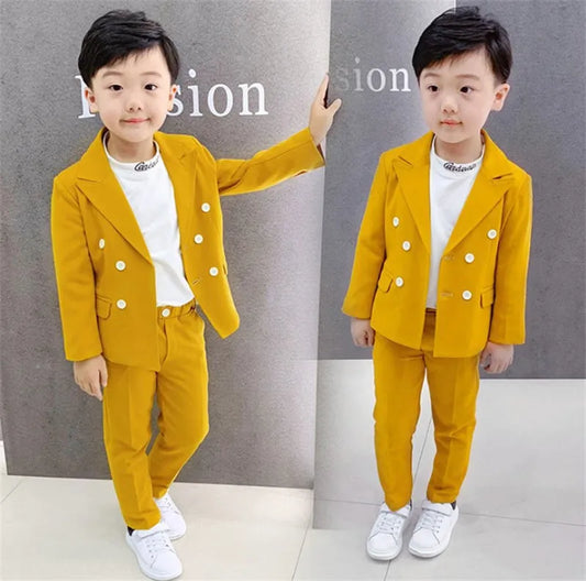 Children's Boys Fashion Simple Catwalk Suit - Enfance-Heureuse