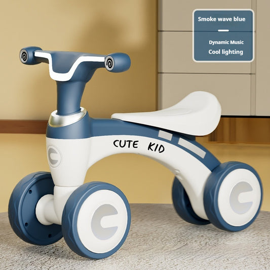 Stepless Four-wheel Children's Balance Bike - Enfance-Heureuse