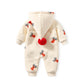 Khaki Padded Warm Baby Clothes Baby Ins Crawling Clothes - Enfance-Heureuse