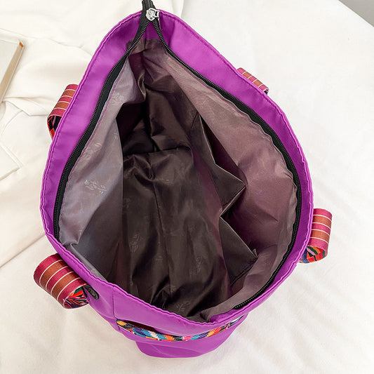 Women's Oxford Cloth Bag Portable And Fashion Shoulder Bag - Enfance-Heureuse