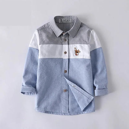 Big Children's Clothes In Autumn Polyester Cotton Tops - Enfance-Heureuse