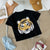 T-shirt manches courtes Panda Garçons Haut à manches mi-longues - Enfance-Heureuse