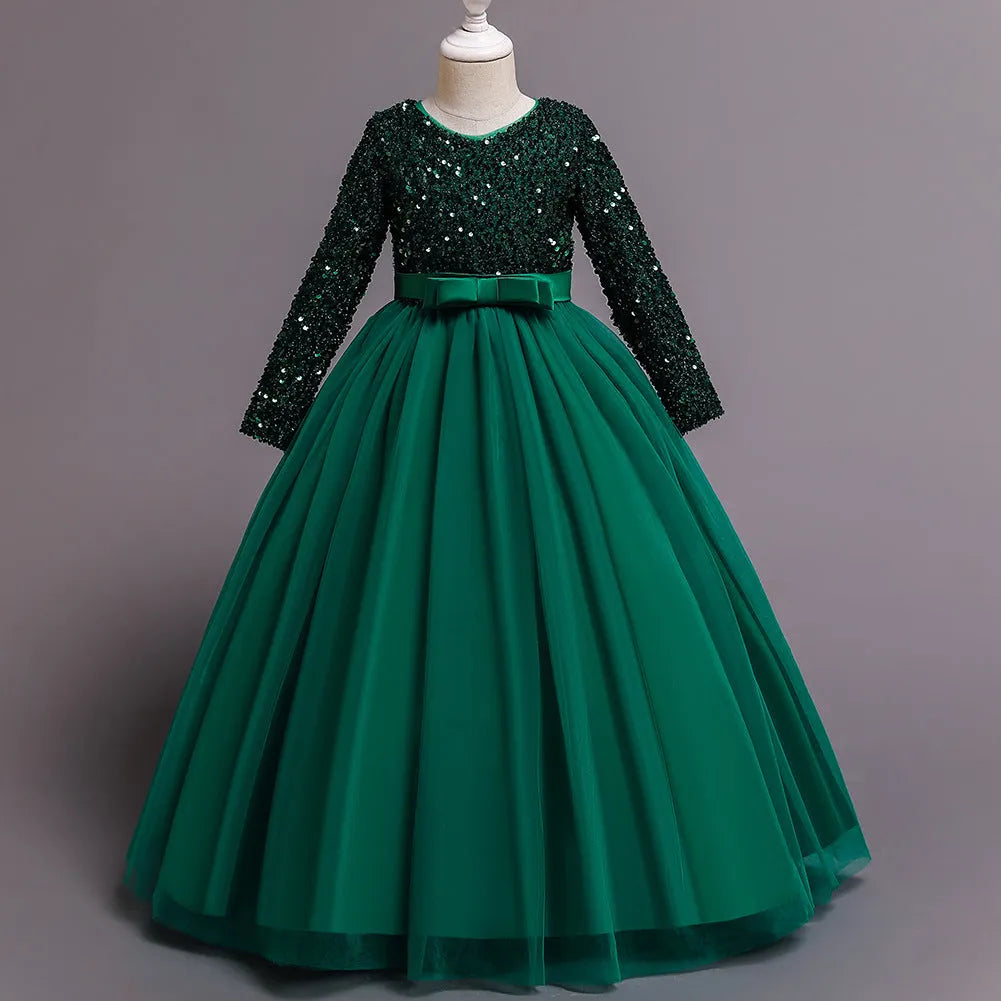 Filles mode coton robe à paillettes enfants - Enfance-Heureuse