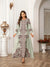 Arab Style Women's Long Robe Printed Dress - Enfance-Heureuse