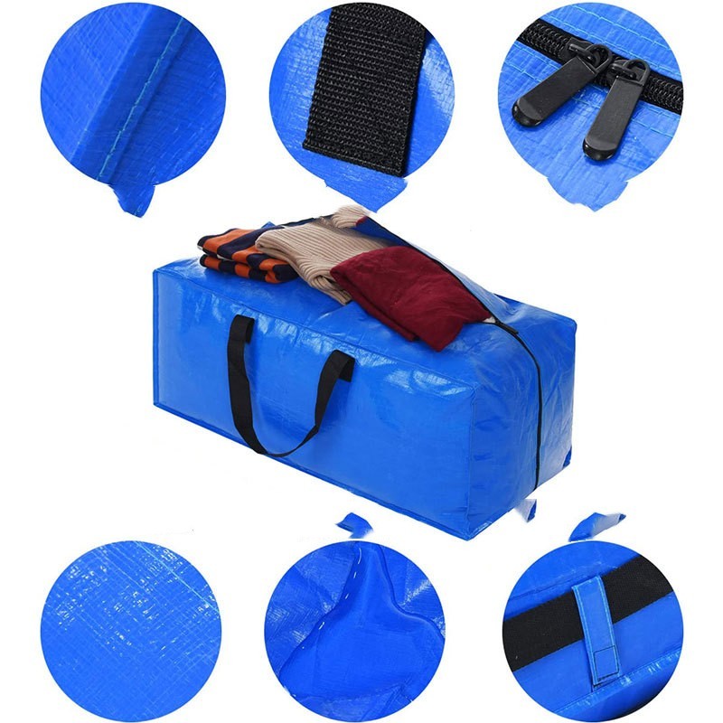 PE Woven Bag Large Capacity Moving - Enfance-Heureuse