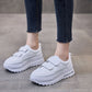 Women's Casual Spring And Autumn Thick Sole Platform White Shoes - Enfance-Heureuse