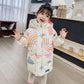 New Style Children's Down Jacket Middle Long Cute Thickened Cotton - Enfance-Heureuse