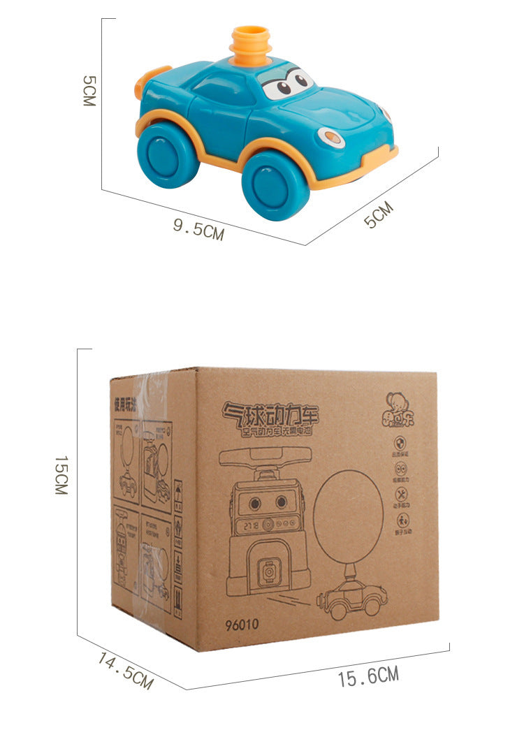 Children's Inertial Power Balloon Car Toy Aerodynamic Scooter Car Educational Experiment Creative Toy - Enfance-Heureuse