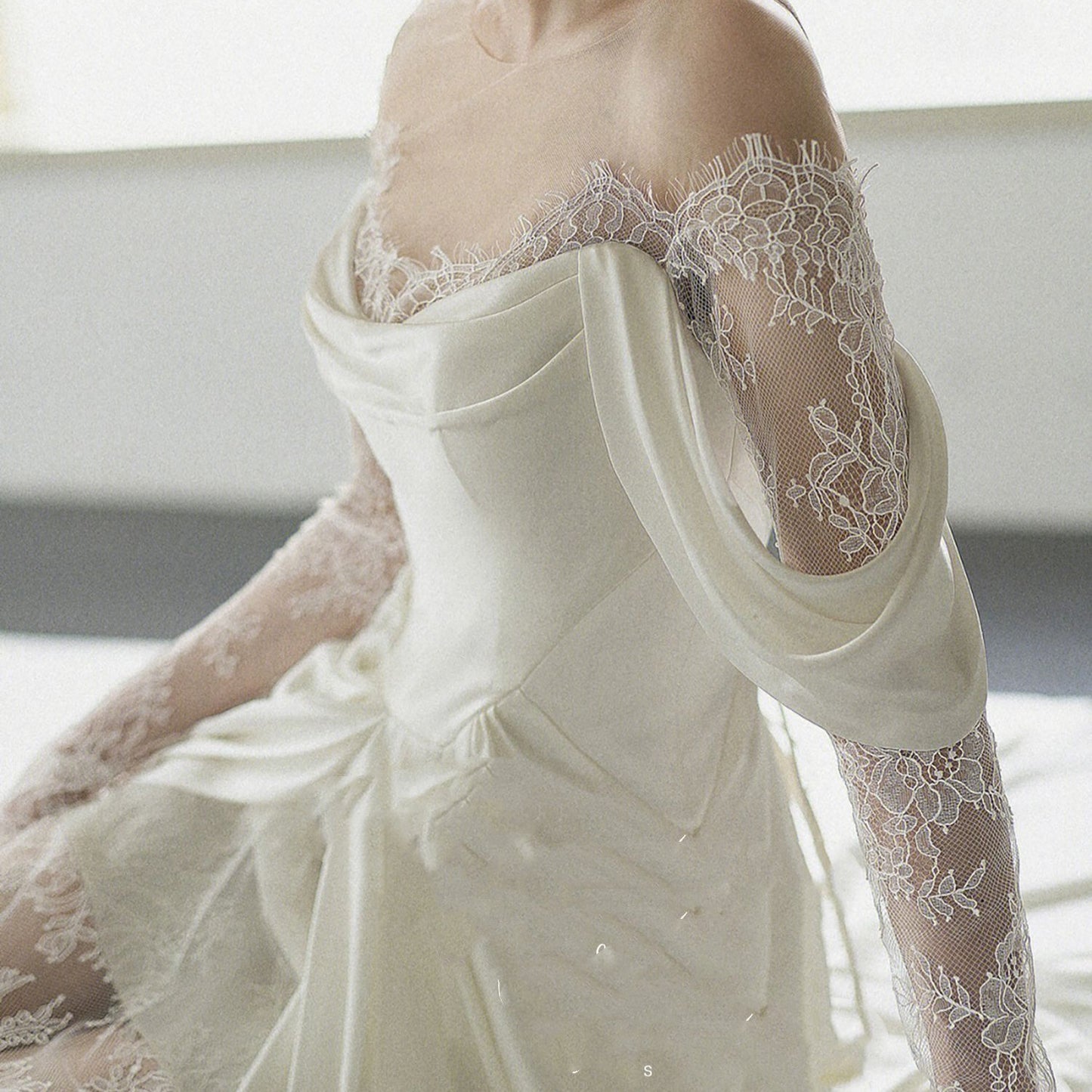 Gauze Dress Bride French Girl - Enfance-Heureuse