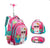 Three-piece Trolley Bag For Primary School Students - Enfance-Heureuse