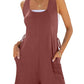 Comfortable Pocket Vest Jumpsuit Women - Enfance-Heureuse