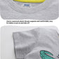 Summer Children's Cute Printed Embroidered Short-sleeved Cartoon T-shirt - Enfance-Heureuse