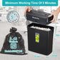 Paper Shredder -10 Sheets Of Paper Cut Horizontally With 3.43 Gallon Paper Basket - P-4 Security Level -3 Mode Designs - Shreds CDs And Credit Cards - Durable, Fast, Anti Paper Jam, Suitable For Home - Enfance-Heureuse