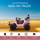 Electric Off-Road Truck 12V Kids Ride On With Remote Control MP3 Music Adjustable Speed