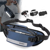 Reflective Waist Bags Men Crossbody Bag Pack For Travel Walking Running Hiking Cycling - Enfance-Heureuse