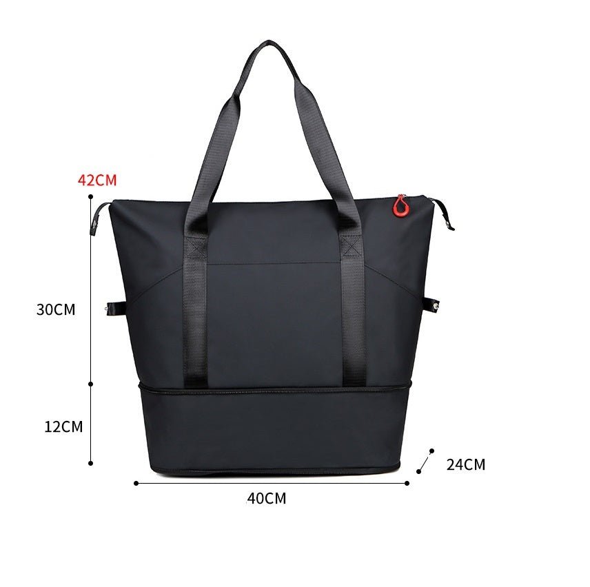 Dry Wet Separation Retractable Large Capacity Waterproof Handbag - Enfance-Heureuse