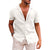 Men's Tops Casual Button Down Shirt Short Sleeve Beach Shirt Summer Mens Clothing - Enfance-Heureuse