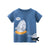 Boys' Short Sleeved Round Neck Baby Clothes