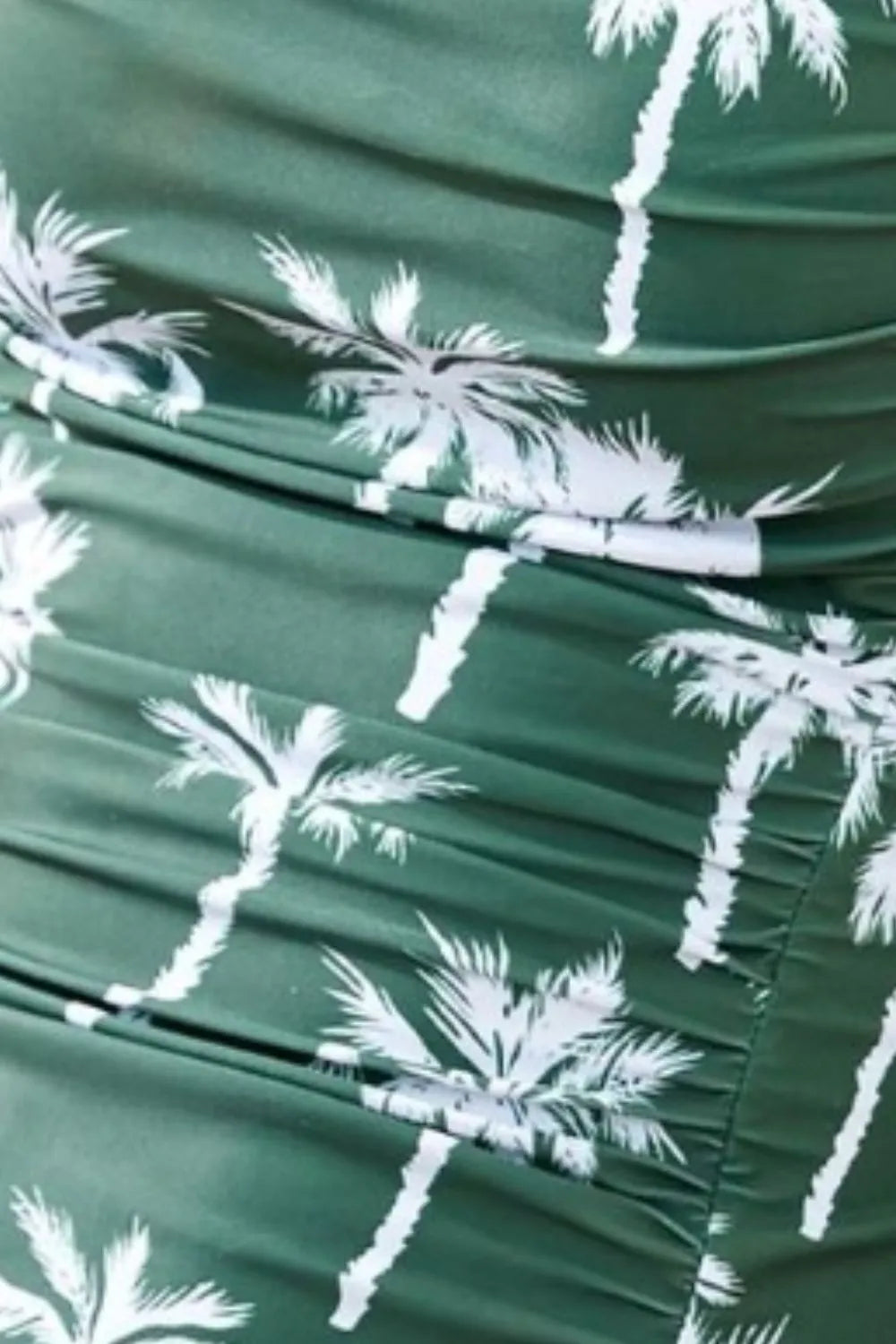 Printed Square Neck Wide Strap One-Piece Swimwear - Enfance-Heureuse