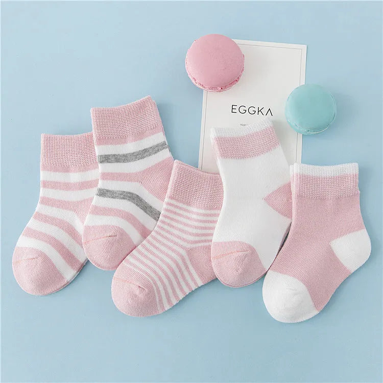 Winter cotton striped socks for children - Enfance-Heureuse