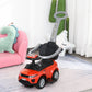 Kids 3 In 1 Push Car Ride-On Stroller Sliding Walking Toy With Horn Music Light Secure Bar For Boys Girls 1-3 Years Old Red - Enfance-Heureuse