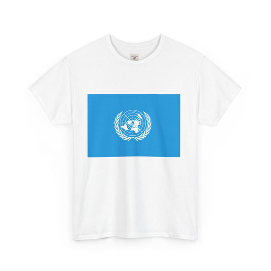Unisex Heavy Cotton Tee - United Nations Inspired Design - Enfance-Heureuse