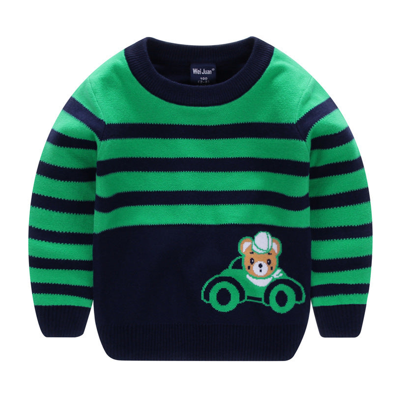Children cartoon sweater - Enfance-Heureuse