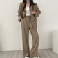 Korean Style Casual Suit Set Women - Enfance-Heureuse