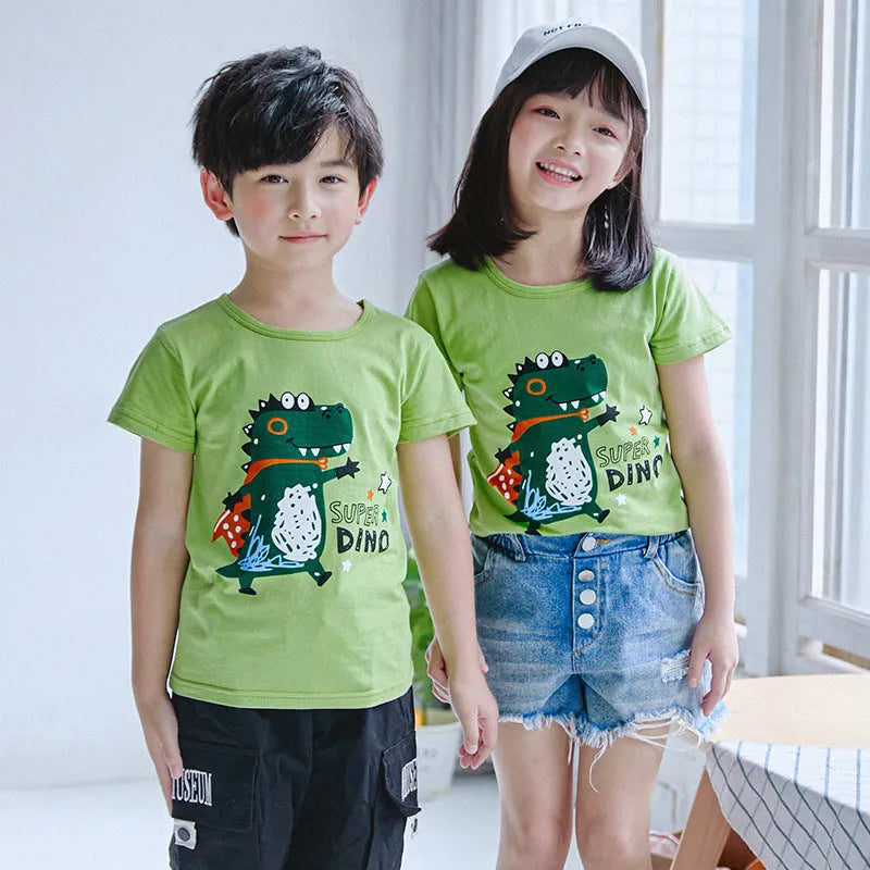 Short sleeved round neck T-shirt - Enfance-Heureuse