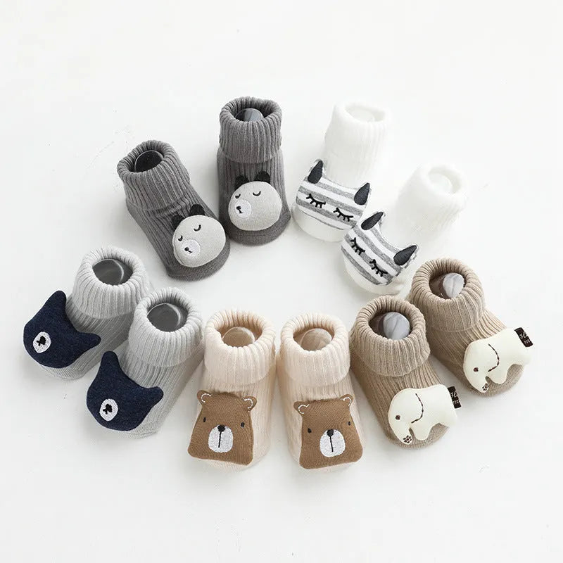 Baby Socks Dispensing Glue Non-Slip Loose Baby Socks Children Floor Socks - Enfance-Heureuse