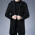 Mens Detachable Hooded Woolen Winter Coat Jacket Mid-Length Single Breasted - Enfance-Heureuse