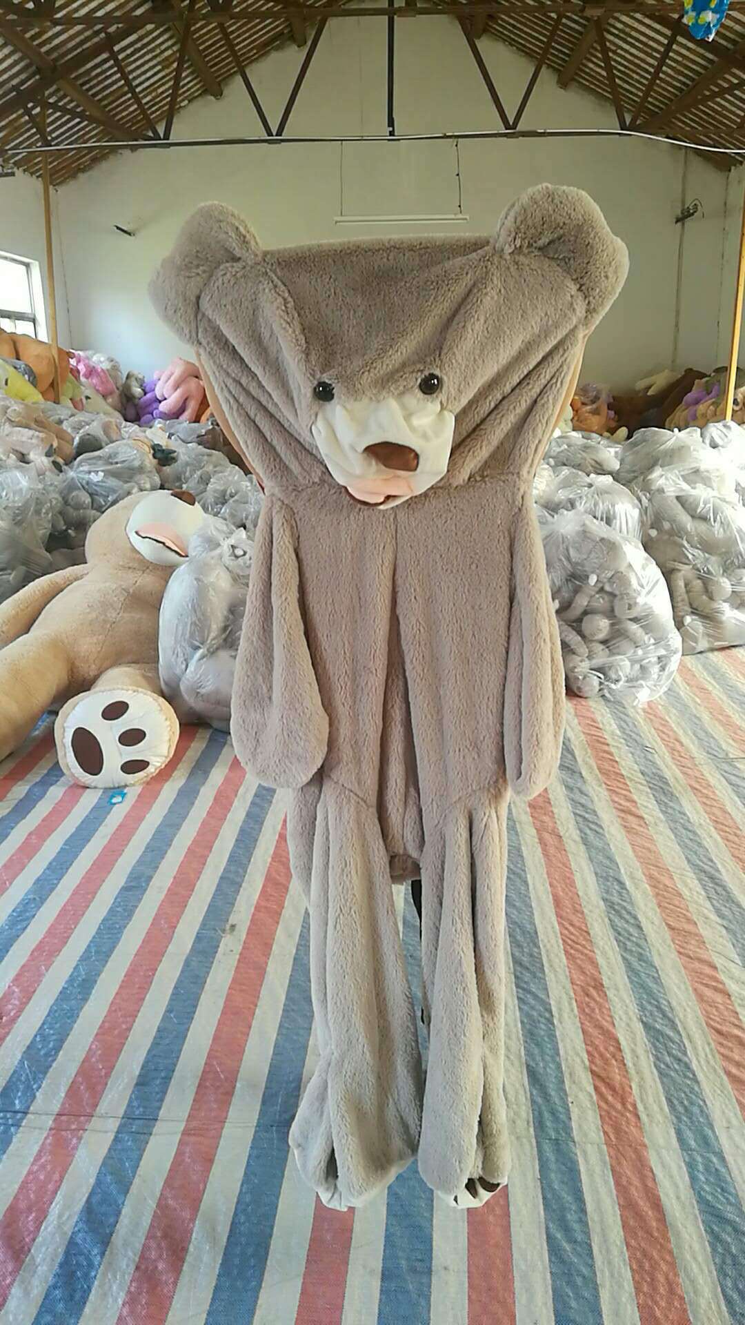 Giant Teddy Bear Plush Toy Huge Soft Toys Leather Shell - Enfance-Heureuse