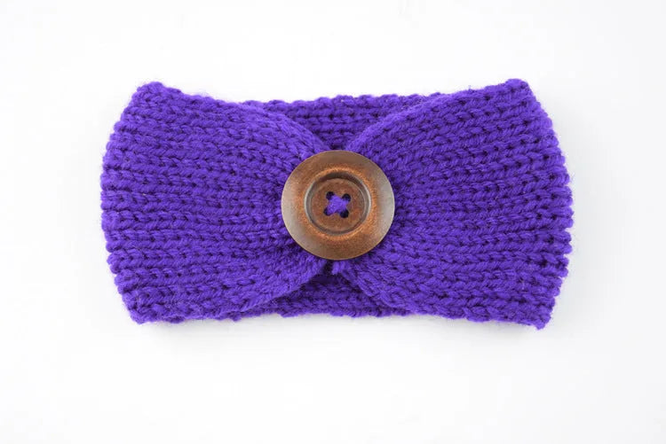 Baby wool headband hand-woven hair accessories - Enfance-Heureuse