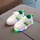Kimmy Blanc LED Sneakers Chaussures - Enfance-Heureuse